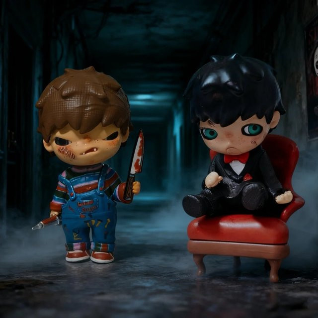 POP MART The Conjuring Hirono x Chucky Chakki, Big Doll - Bild 1