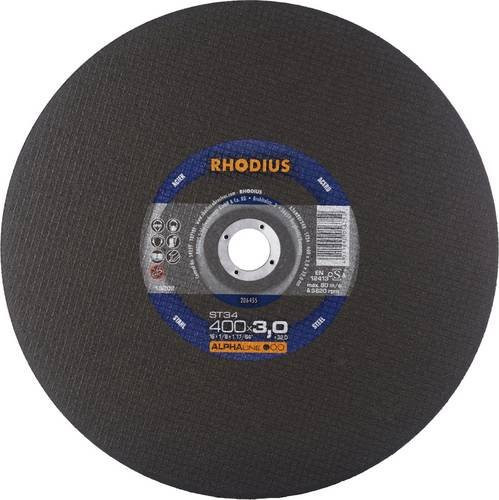 Rhodius ST34 206455 Trennscheibe für Metall, Schwarz, 10 Stück - Bild 1