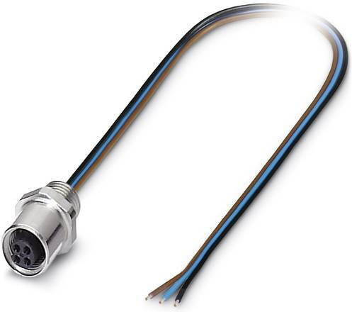 Phoenix Contact 1530605 Sensor-Aktor-Einbausteckverbinder M5 Buchse, 3-polig, silber - Bild 1