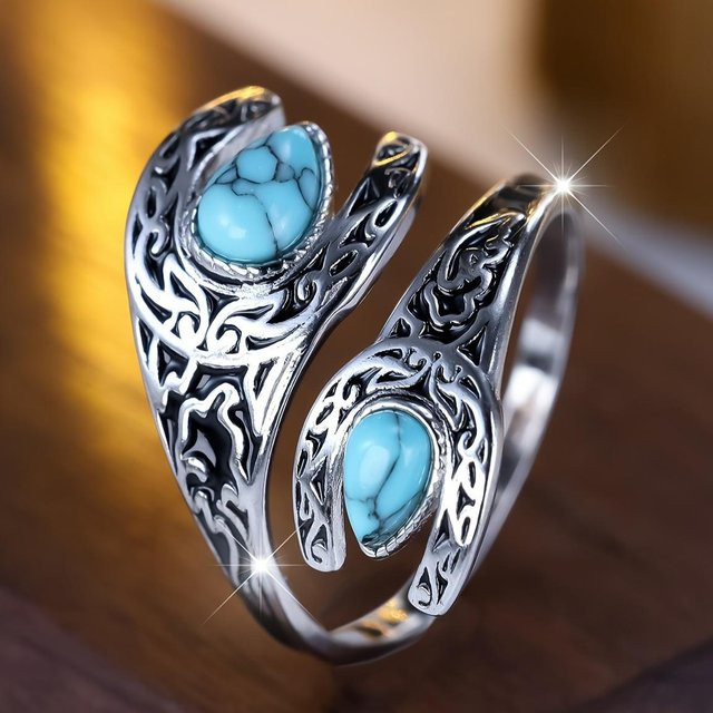 Ring Silber, Vintage, Damen - Bild 1