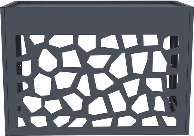 Vente-unique Abdeckung für Kazoma Klimagerät in Anthrazitgrau, Breite: 100 cm - Bild 1