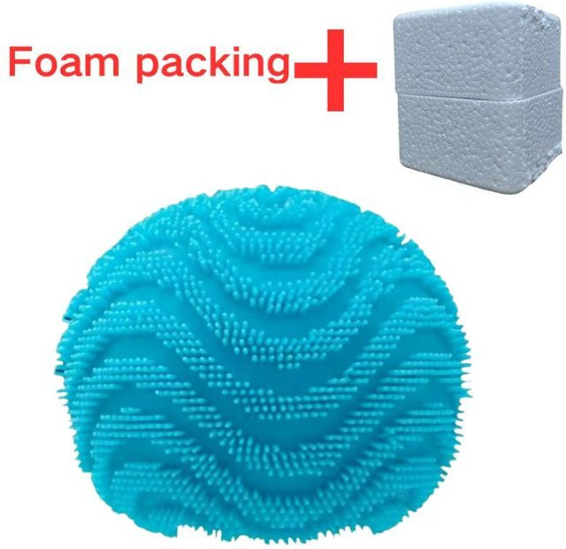 Schylling Fun Fuzz Ball, Weiches Quetschspielzeug, Stressabbau, Sensorischer Fidget Ball - Bild 1