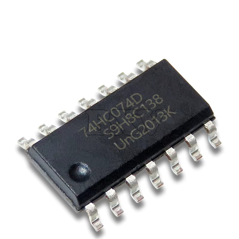 20 Stück SN74HC74DR Dual Jalousie-Flip-Flop IC in Schwarz, SOP-14 Gehäuse - Bild 1