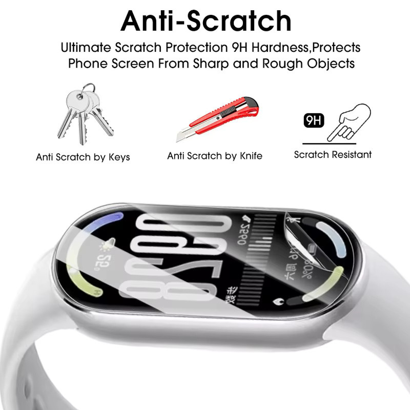 Xiaomi Hydrogel-Displayschutzfolie für Mi Band 10 und Mi Band 9, transparent, 5-10 Stück - Bild 2