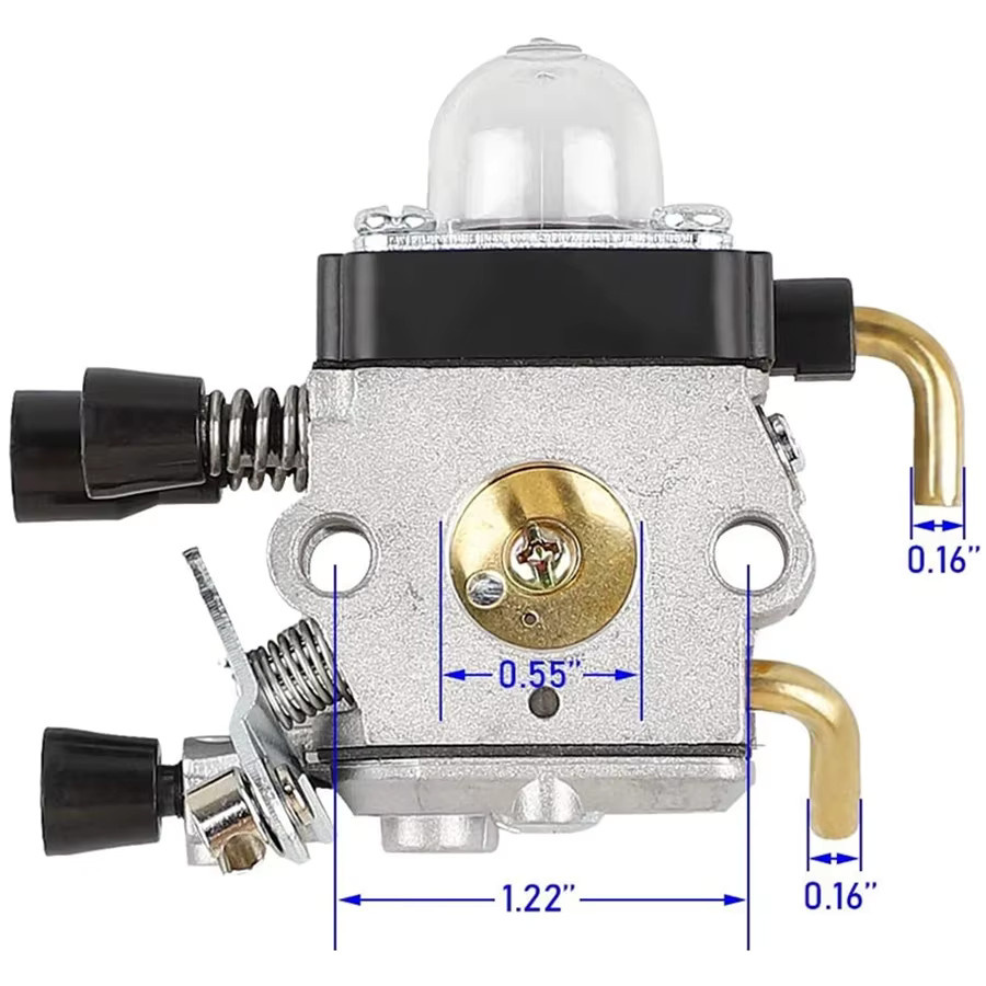 Vergaser für Stihl Motorsensen und Freischneider FS55 FS55R FS38 FS45 FS46 KM55 HL45 FS45L FS45C FS46C FS55C FS55RC - Bild 3