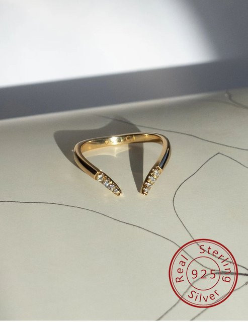 Ring 925 Silber, Zirkonia, Damen - Bild 1