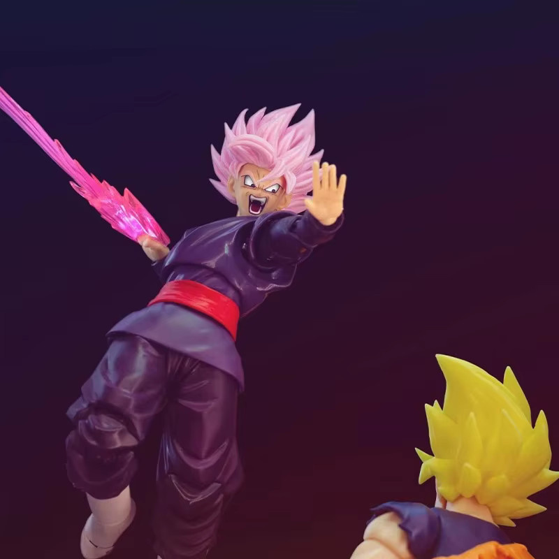 Bandai Dragon Ball Z SHF Super Saiyan Rosé Son Goku Black Zamasu Kopfzubehör, Actionfiguren - Bild 2
