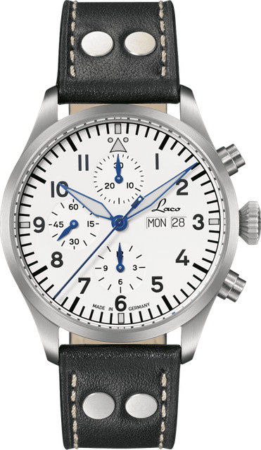 Pilot Watches Special Models Kiel.2 Chronograph, Automatik, Edelstahl, Weiß - Bild 1