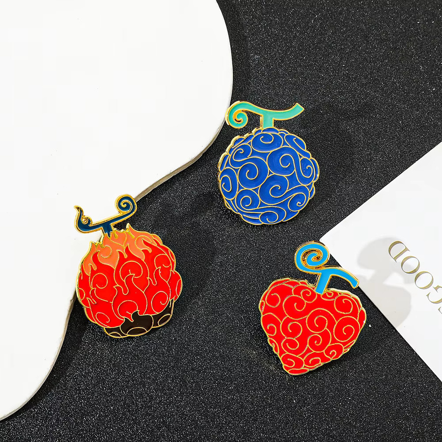 Bandai Brosche Anime Emaille-Pins, Teufelsfrucht-Abzeichen - Bild 2