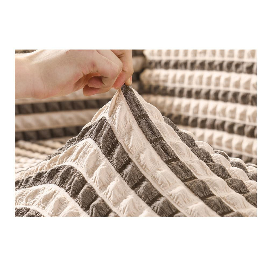 Acesor Stretch-Jacquard-Sofabezug für Sessel und Sofas aus Polyester und Elasthan, Cushion Cover B/H: 45 x 45 cm - Bild 1