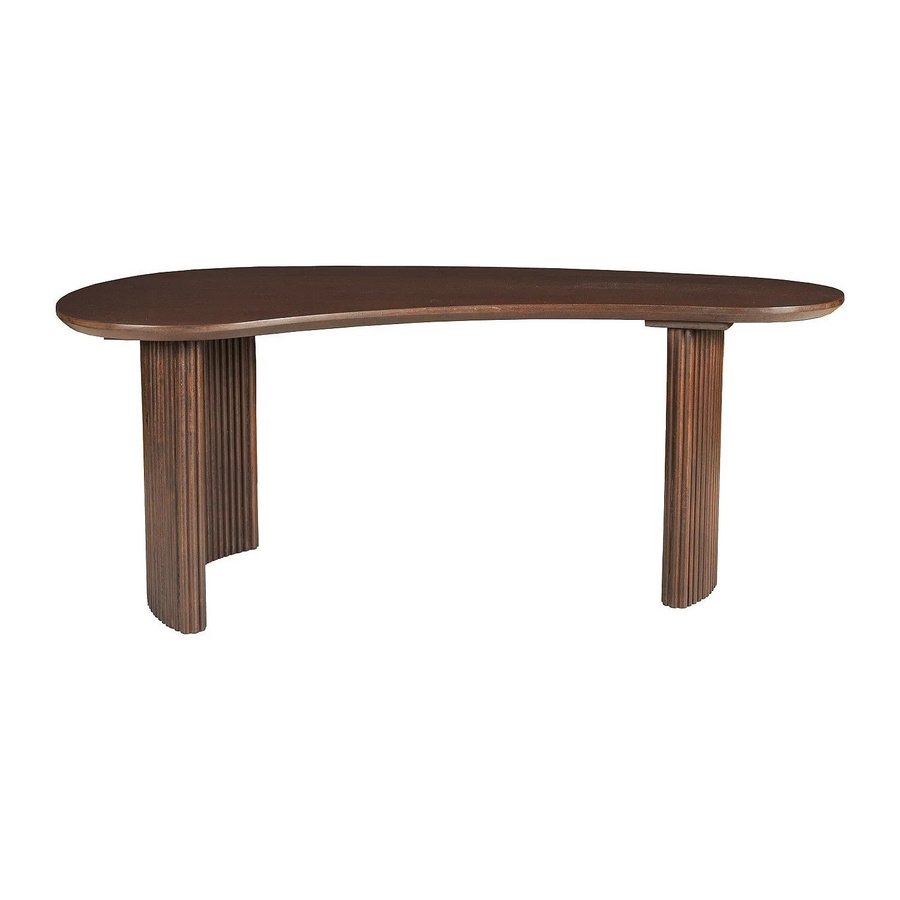 Vente-unique Couchtisch Tamenia aus Akazienholz in Braun, Oval, Breite: 120 cm - Bild 2