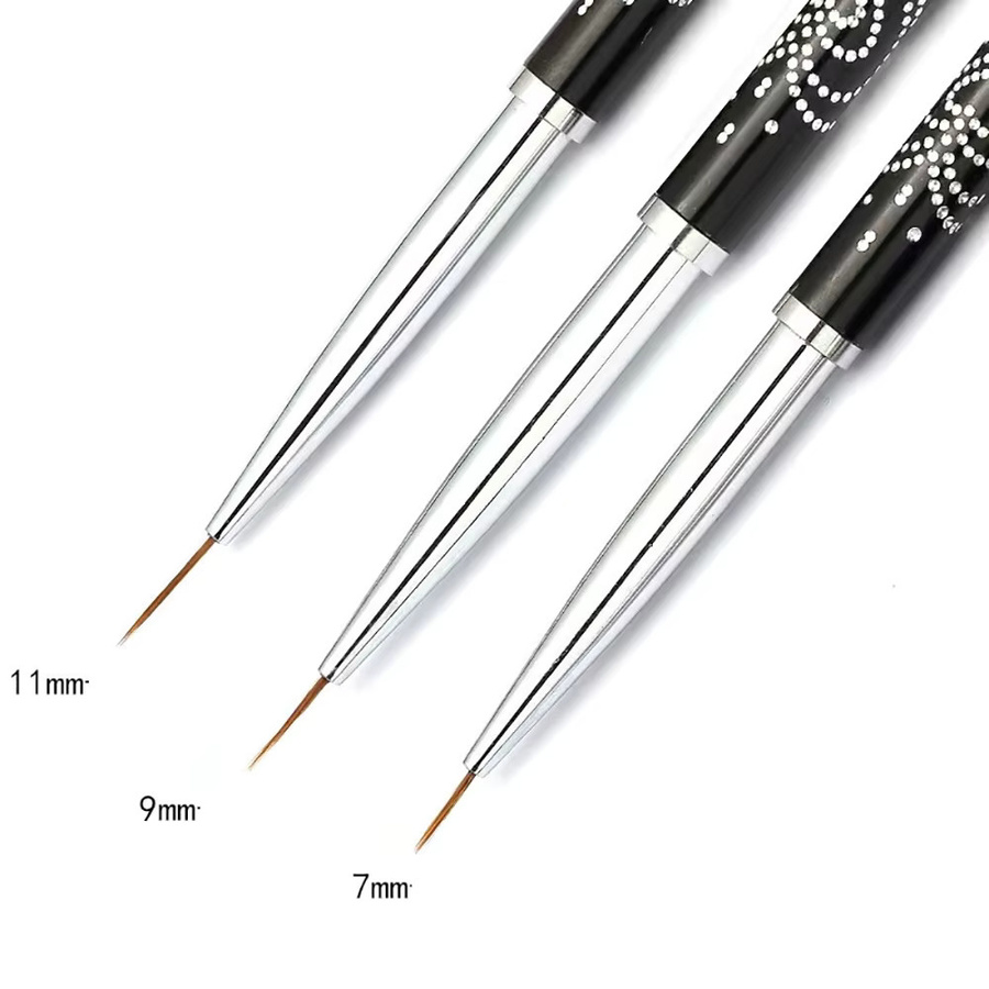 Rabtafx Nail Art Pinsel, Schwarz, Unisex - Bild 2