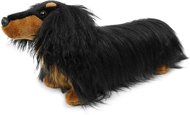 Yiran toy Dackel Plüschtier, Schwarz, Plüsch / Textil - Bild 1