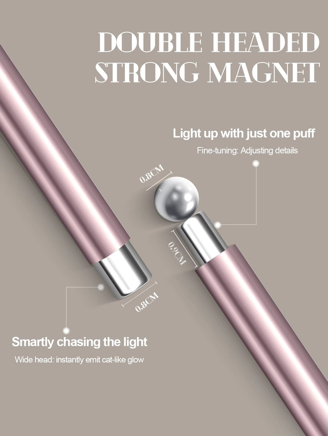 Misscheering Katzenaugen-Magnet-Set, Silber, Schimmernd - Bild 4
