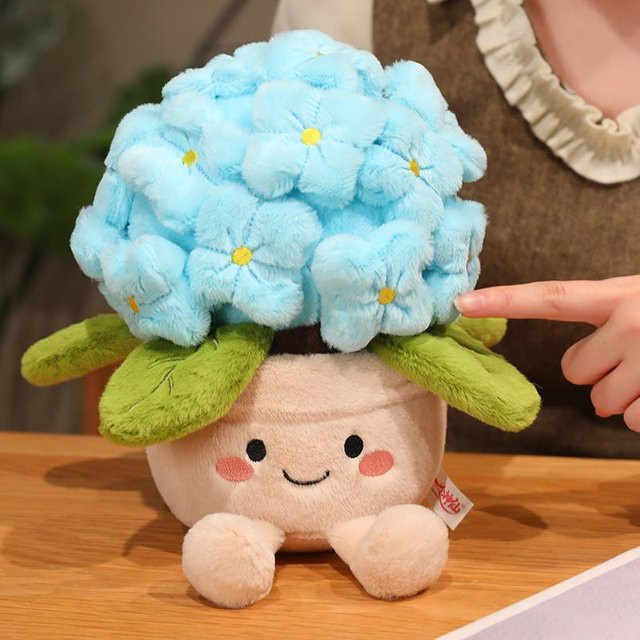 Yiran toy Cartoon Hortensienblüte Plüschpuppe, Plüschtier, 30cm - Bild 1