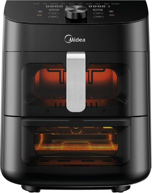 Midea Heißluftfritteuse MAD1100DADK MF-CY110A2 in Schwarz - Bild 1