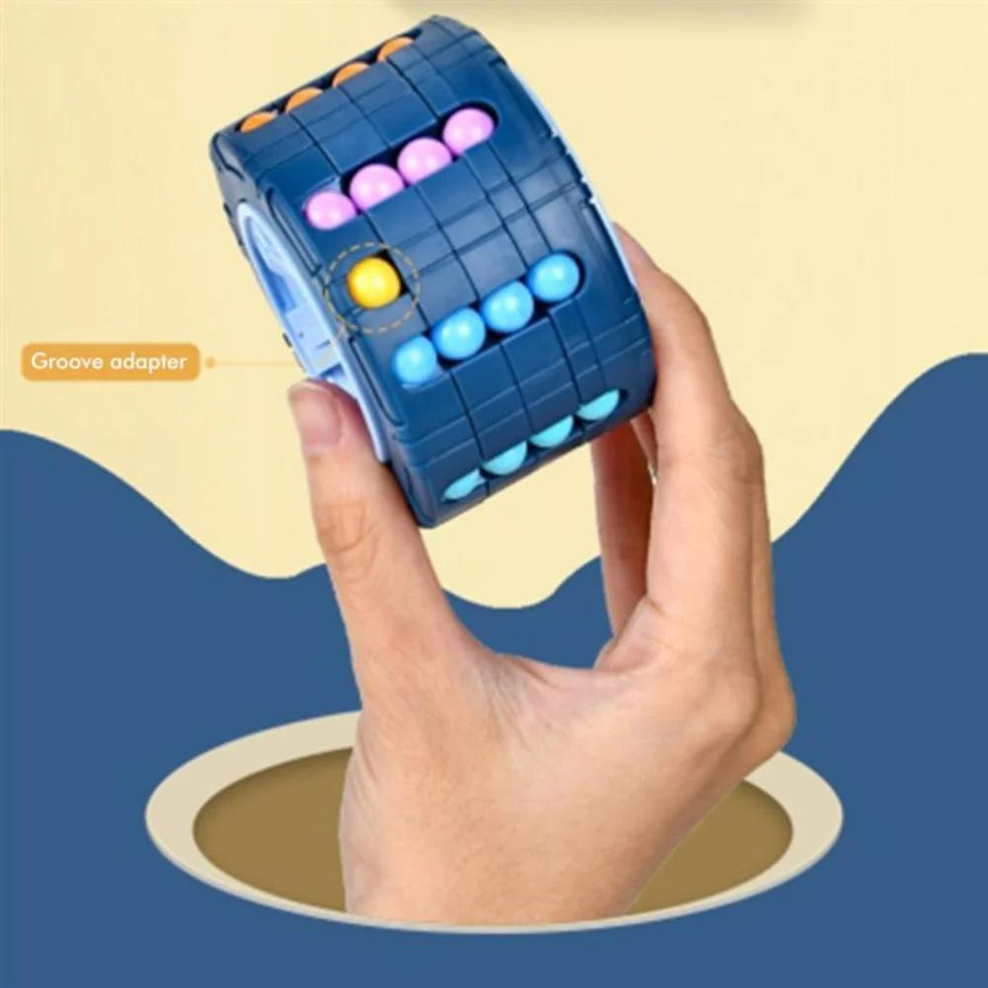Fashnics 3D Zylinder Würfel Spielzeug, Magische Bohne, schwarz, ab 3 Jahre - Bild 4
