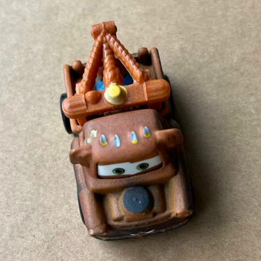 Disney Pixar Cars Mini-Automodell, Spielzeugautos, Gelb, Blau, Braun, Metall - Bild 2