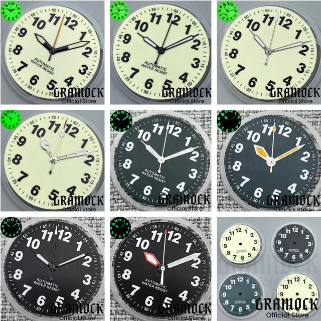 Gramock Zifferblatt, Piloten-Creme-Zifferblatt, 29 mm, Unisex - Bild 1