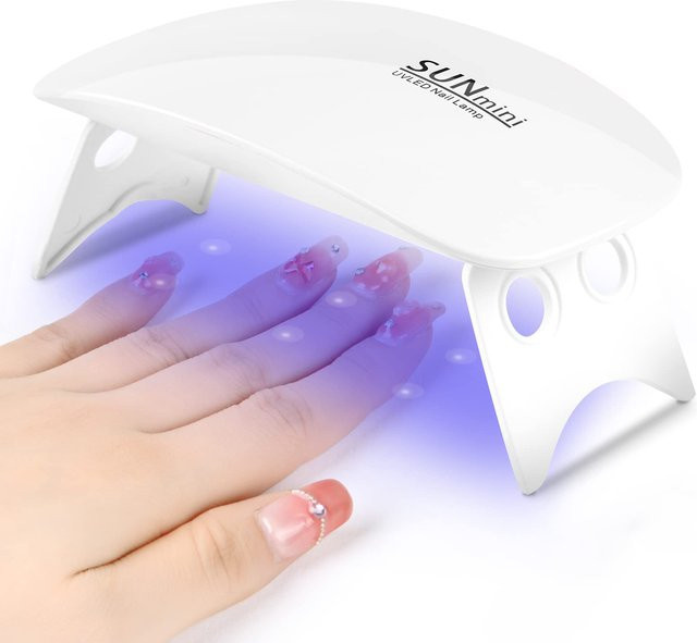 Mini Maus UV LED Nagellack Trockenlampe, 6 LED, USB, Unisex - Bild 1