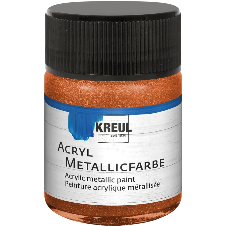 Kreul Acryl Metallicfarbe Kupfer 50 ml - Bild 2