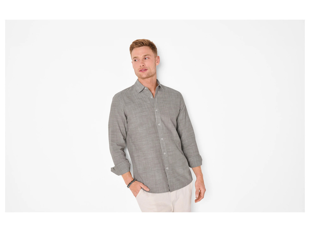 ESMARA Herren Hemd, Regular Fit, Braun, XL - Bild 2