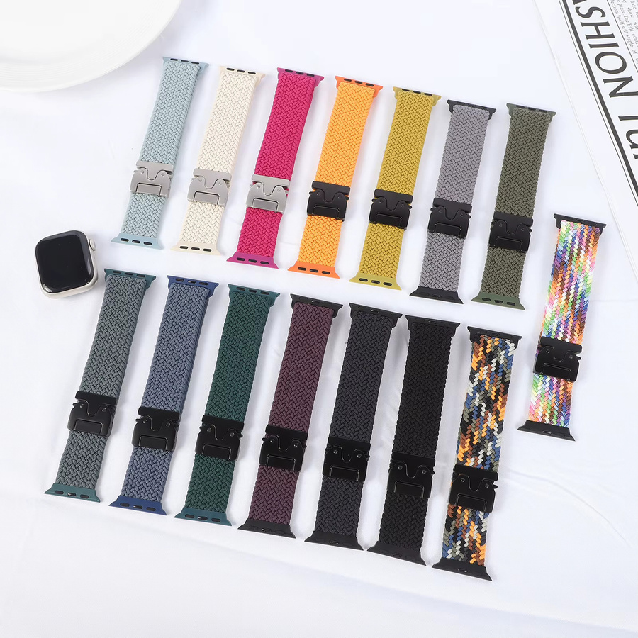 RMUTANE Uhrenarmband Geflochtenes Armband, Textil/NATO, Unisex - Bild 3