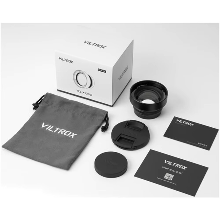 Viltrox TCL-X100VI Telekonverter 50mm Äquivalent für Fujifilm X100VI X100V X100F in Schwarz - Bild 4