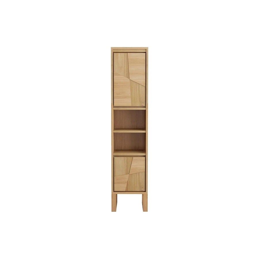 Badschrank Mataram von Vente-unique aus Teakholz Massivholz in Beige, Breite: 40 cm, Tiefe: 35 cm, Höhe: 180 cm - Bild 2