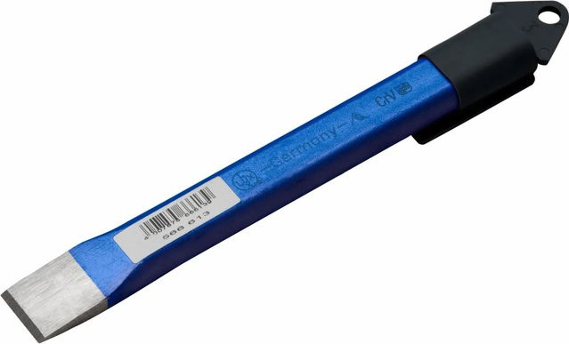 LUX-TOOLS Flachmeißel Comfort aus Chrom-Vanadium-Stahl in Blau, Länge: 25 cm - Bild 1