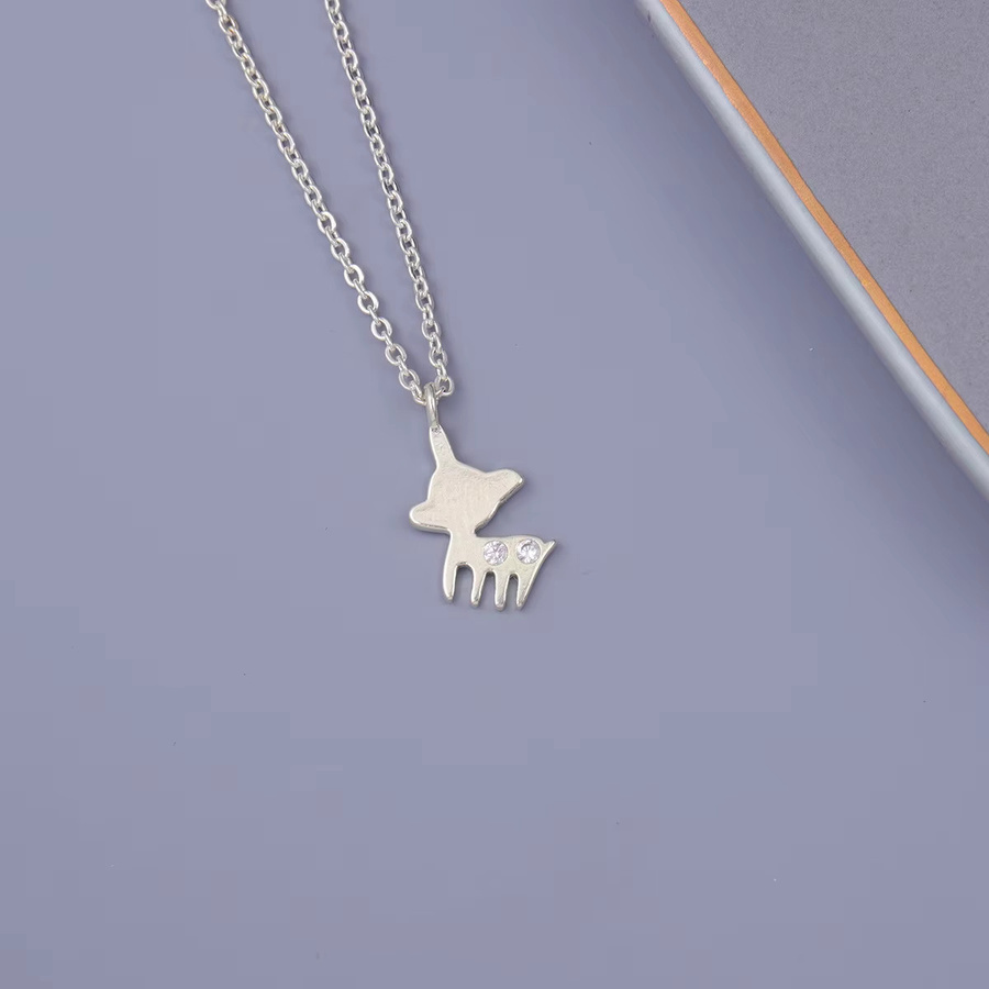 Halskette 925 Silber, Diamant, Zirkonia, Damen - Bild 2