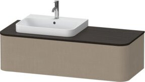 Duravit Waschtischunterschrank Happy D.2 Plus mit Becken links, B/T: 130 x 55 cm - Bild 1