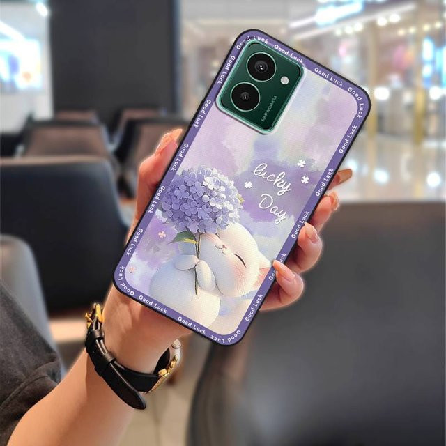 Lulumi Silikon Handyhülle mit Cartoon-Graffiti Design für Nokia HMD Pulse, Pulse+ und Pulse Pro in Purple - Bild 1