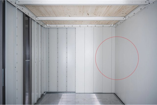 Biohort Innenverkleidung Neo für Gerätehaus Neo Doppeltür, Farbe: Weiß, B/H: 348 x 222 cm - Bild 1