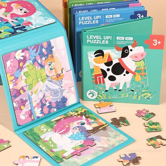 CutteeyFyry Prinzessin Magnetpuzzles, Bunt, ab 3 Jahre - Bild 1