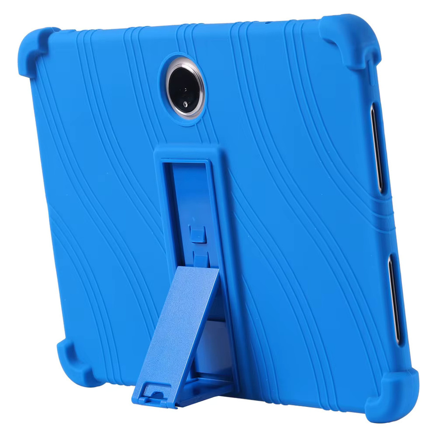 Stoßfeste Silikon-Hülle für OnePlus Pad Modelle mit verstellbarer Standabdeckung in Rot oder Blau - Bild 2