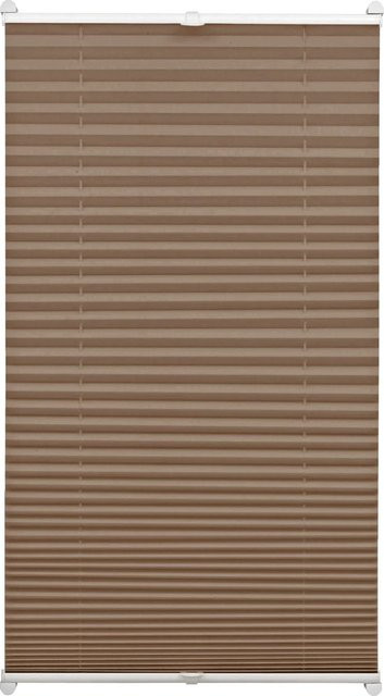Gardinia EasyFix Plissee mit 2 Bedienschienen, Farbe: Taupe, B: 60 cm, H: 130 cm - Bild 1
