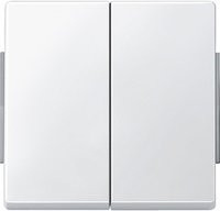 Merten Wechselschalter Wippe Aquadesign Polarweiß - Bild 1