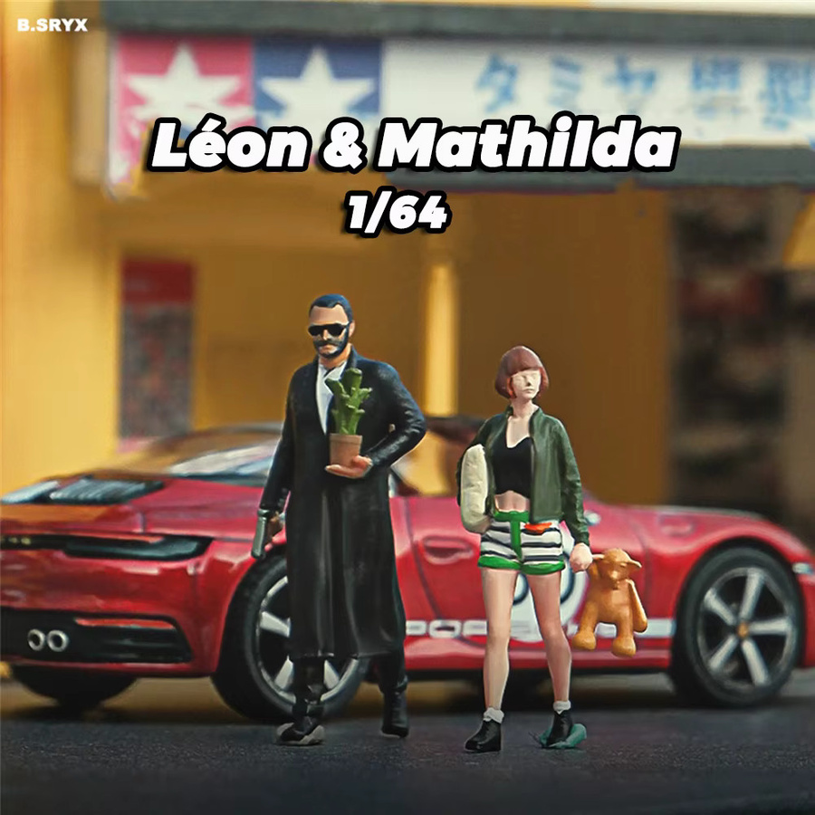Kicarmod Filmfigur Léon & Mathilda Modell Dekoration Maßstab 1:64 Druckguss - Bild 2