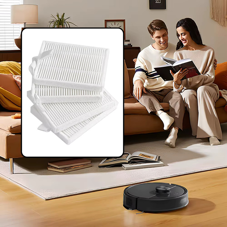 Waschbarer HEPA-Filter in Weiß für Roborock Q7 M5 Q7 M5+ Q7 TF Q7 TF+ Q7T+ Q7 L5 Q7 L5+ Q7B Roboterstaubsauger Ersatzteil - Bild 2