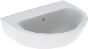 Geberit Waschtisch Renova in Weiß mit Überlauf und D-Form, B: 55 cm, T: 45 cm - Bild 1