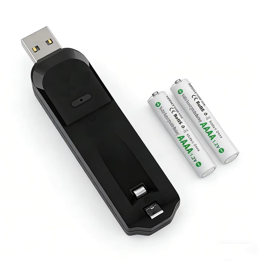 SHSEJA Wiederaufladbare AAAA-Batterie 1,2 V in Grau mit AA AAA AAA Ladegerät für Bluetooth Stylus BT2040 - Bild 3