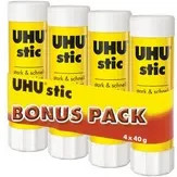 UHU Klebestift Stick für Papier und Kunststoff in Gelb - Bild 1