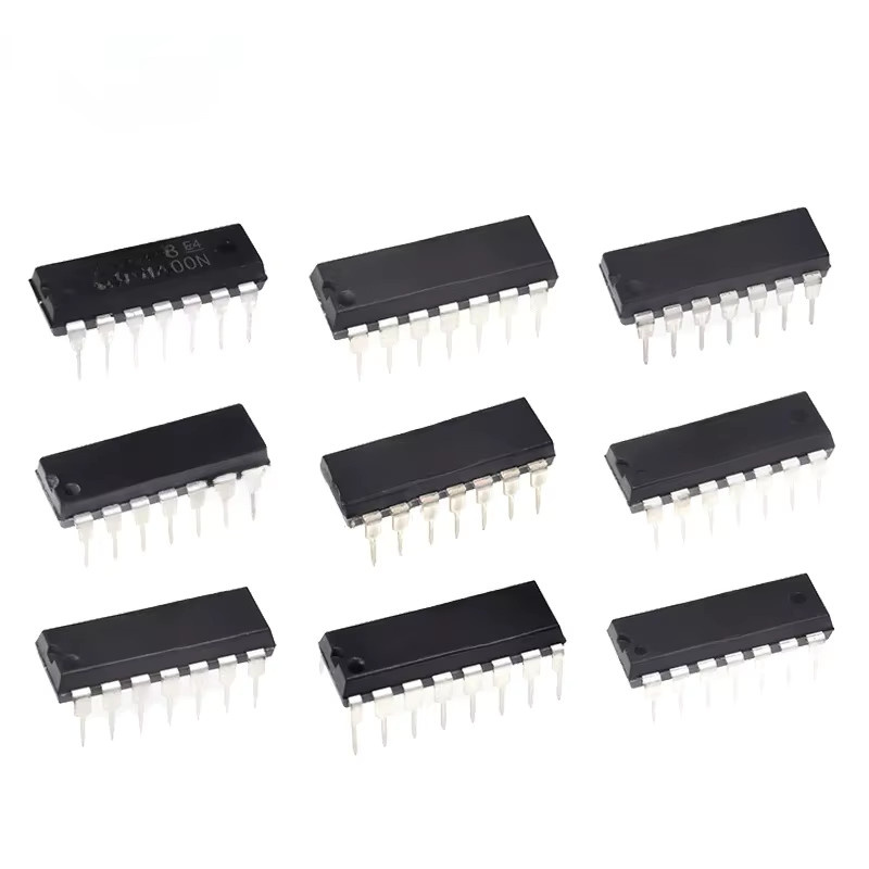Si Tai&SH 10er Set Logik-ICs SN74LS Serie in Schwarz - Bild 3