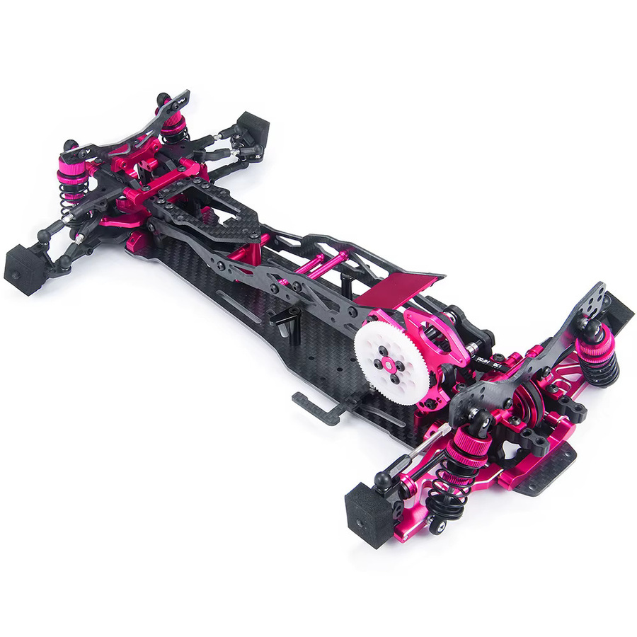 Yeahrun Sakura D5S Upgrade Teile Set Legierung & CF Chassis - Bild 3