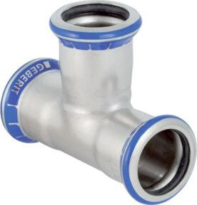 Geberit Mapress T-Stück Edelstahl Silber d= 42mm - Bild 1