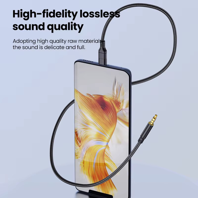 Samsung USB-C auf 3,5 mm Klinke Audiokabel Schwarz für Kopfhörer und Lautsprecher - Bild 2