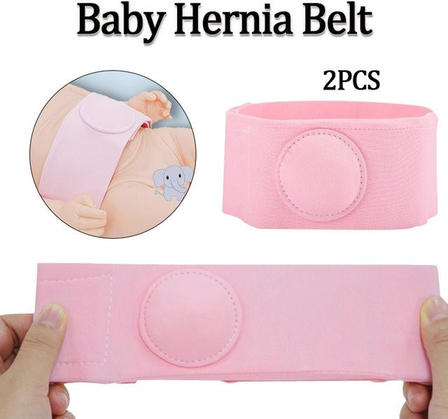 Medizinischer Nabelschnurhernie-Gürtel für Kinder, 2 Stück, Baumwolle - Bild 1