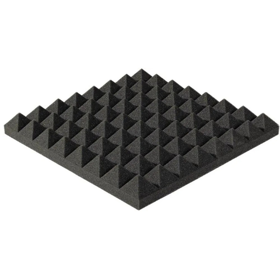 Softpur Akupur Pyramidenschaum Dunkelgrau B/T/H: 40 x 40 x 5 cm - Bild 2