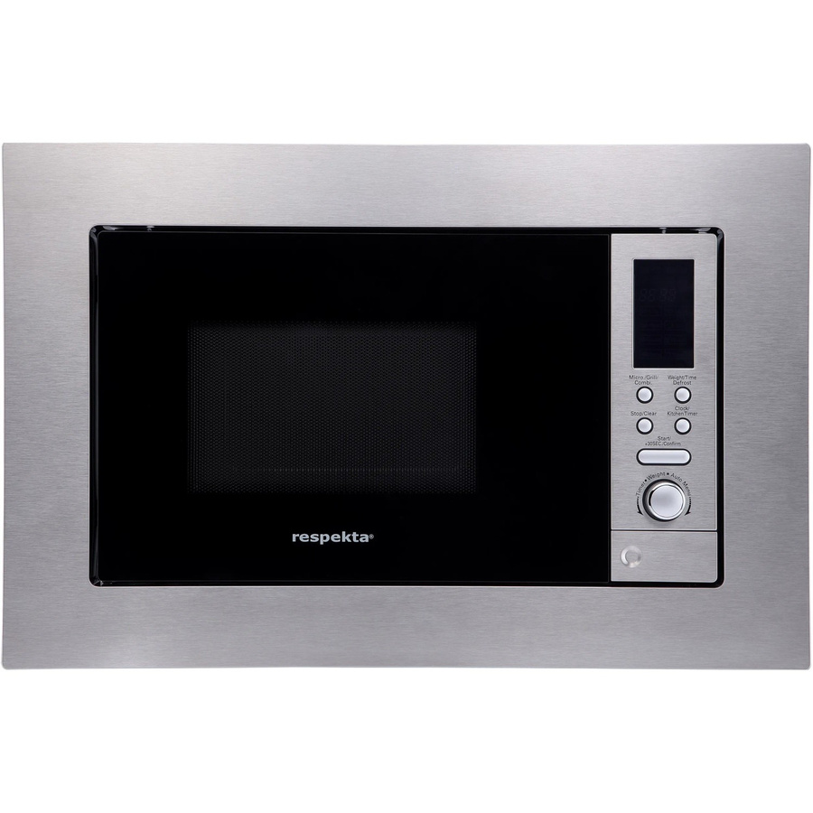 Respekta Einbau-Mikrowelle MW 800 mit Grill-Funktion in Edelstahl Silber, B/H: 59,5 x 38,8 cm - Bild 2